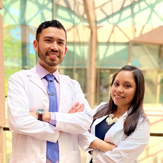 Dr. Jose Aldana and Dr. Diana Vazquez, the dentists who own Soleil Dental on Maple Ave