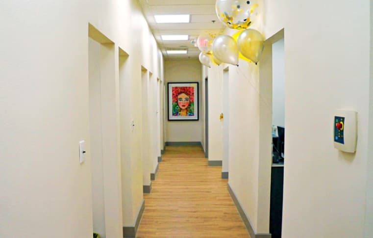 The Soleil Dental reception on Maple Ave